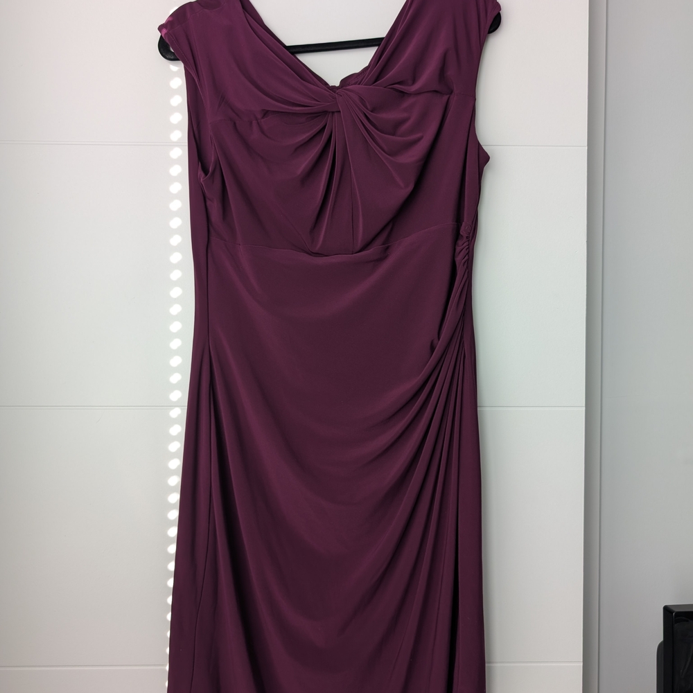 Ralph Lauren Deep Purple Midi Dress